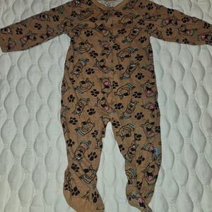 Hanna Barbera Scooby-Doo Year 2015 Brown Character Themed Sleeper 6 To 9mth